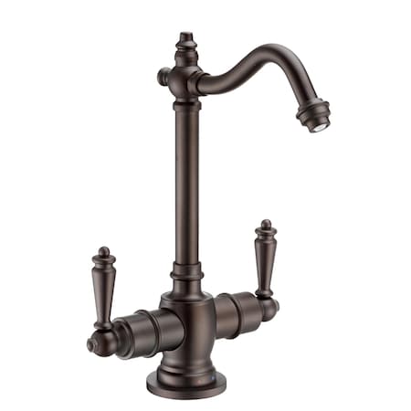 Whitehaus Point Of Use Instant Hot/Cold Water Drinking Faucet W/ Traditional Swi WHFH-HC1006-ORB